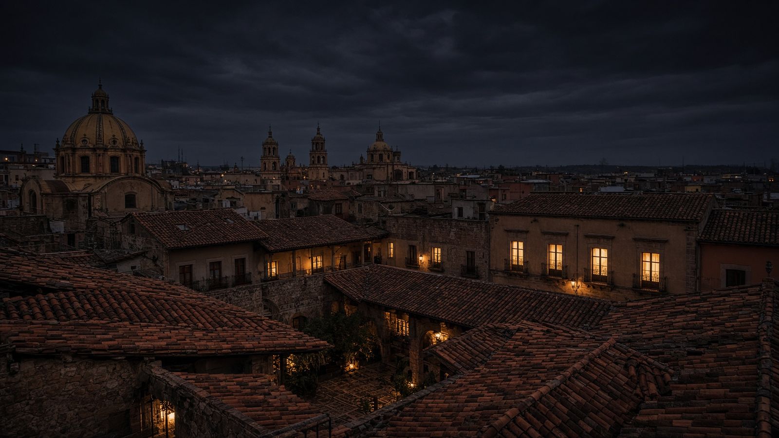 San Luis Potosí al atardecer
